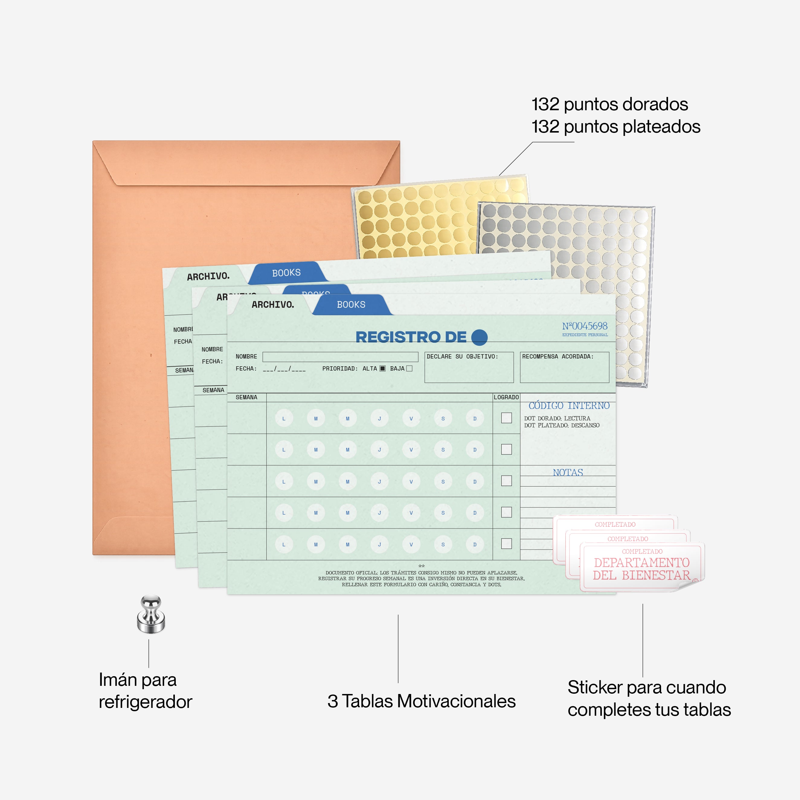Registro Lectura (vienen tres tablas)